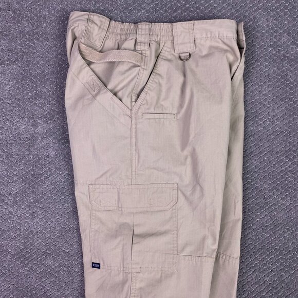 5.11 Tactical Series Taclite Pro Ripstop Cargo Pants Men's 34 x 30 Khaki - Picture 6 of 12